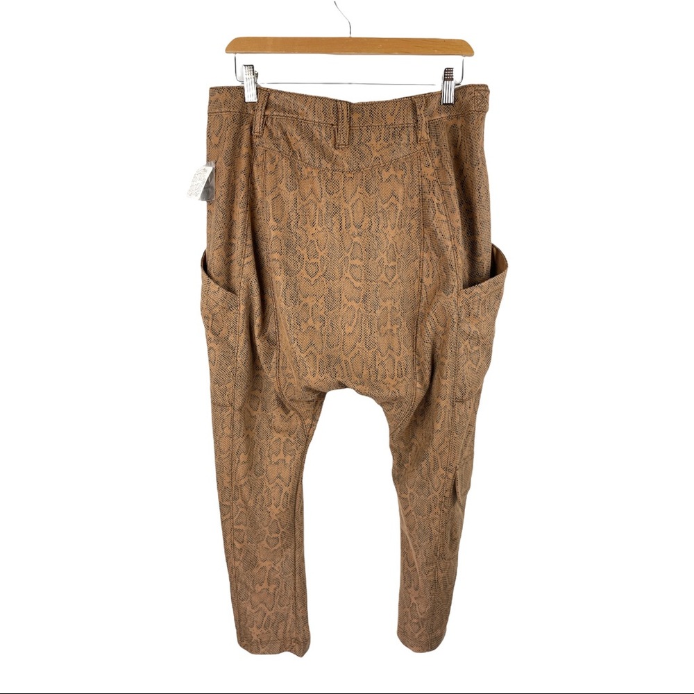 Free People Tan Cropped Harem Pants - Picture 5 of 6